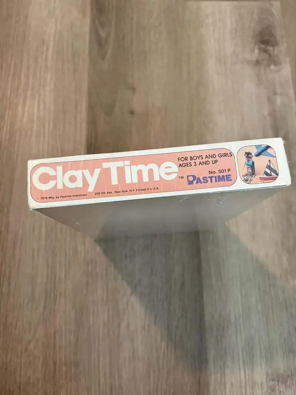 Vintage Pastime Clay Time Modeling Clay Kit Multicolor New Sealed USA Ages 3+